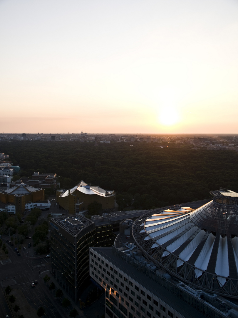 Sonnenuntergang über Berlin