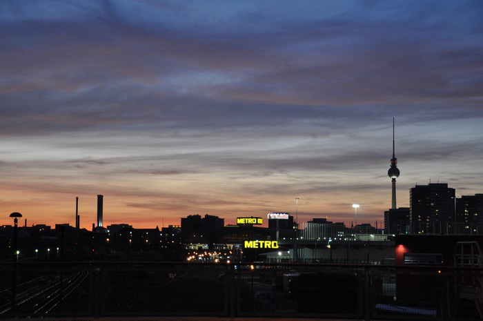 Sonnenuntergang über Berlin