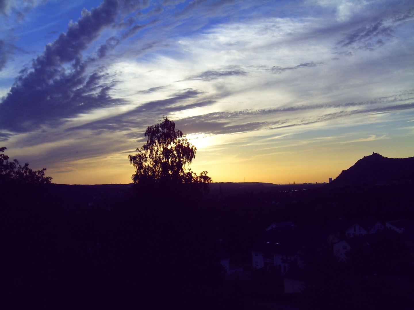 Sonnenuntergang über Bonn