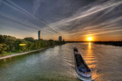 Sonnenuntergang über Bonn