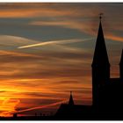 Sonnenuntergang über Braunschweig