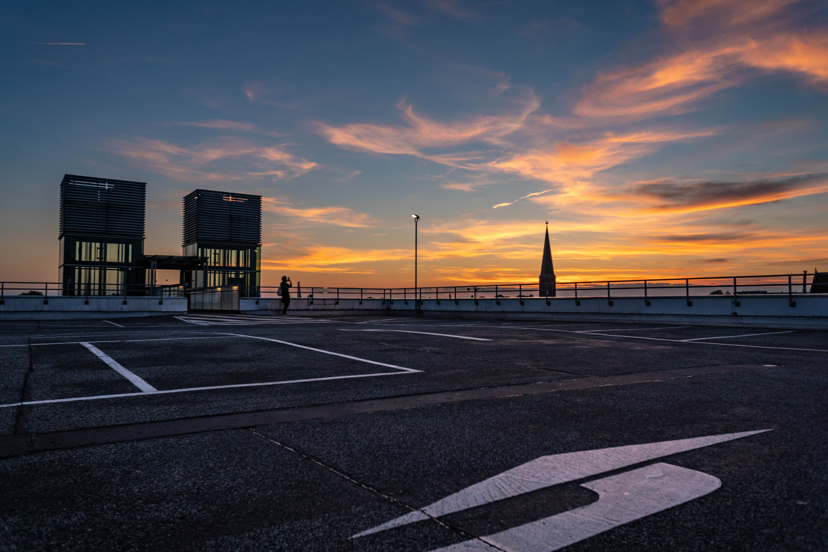 Sonnenuntergang über Braunschweig