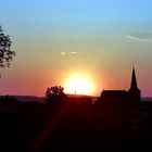 Sonnenuntergang über Buttenheim