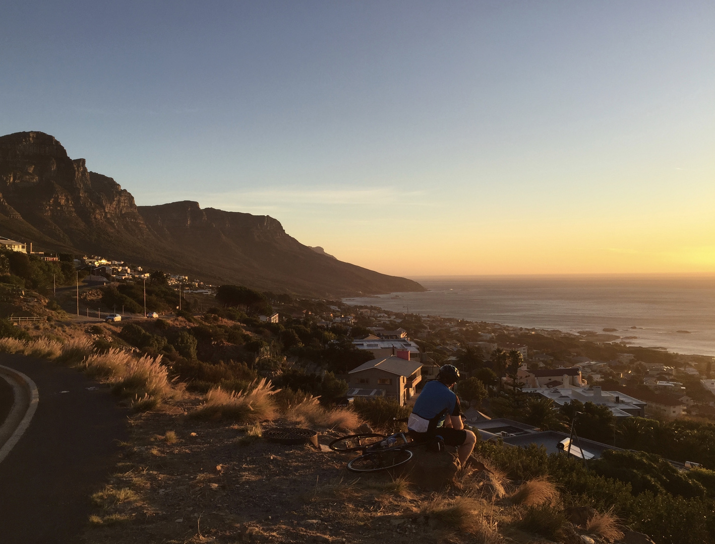 Sonnenuntergang über Camps Bay