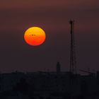 Sonnenuntergang über Casablanca