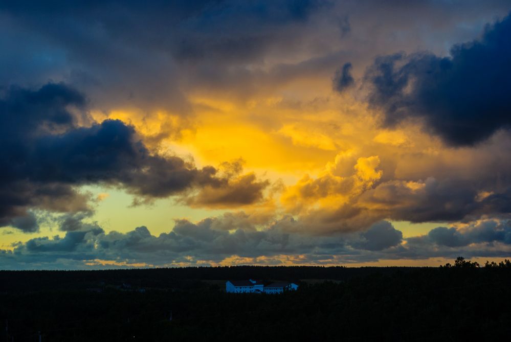 Sonnenuntergang über Chéticamp