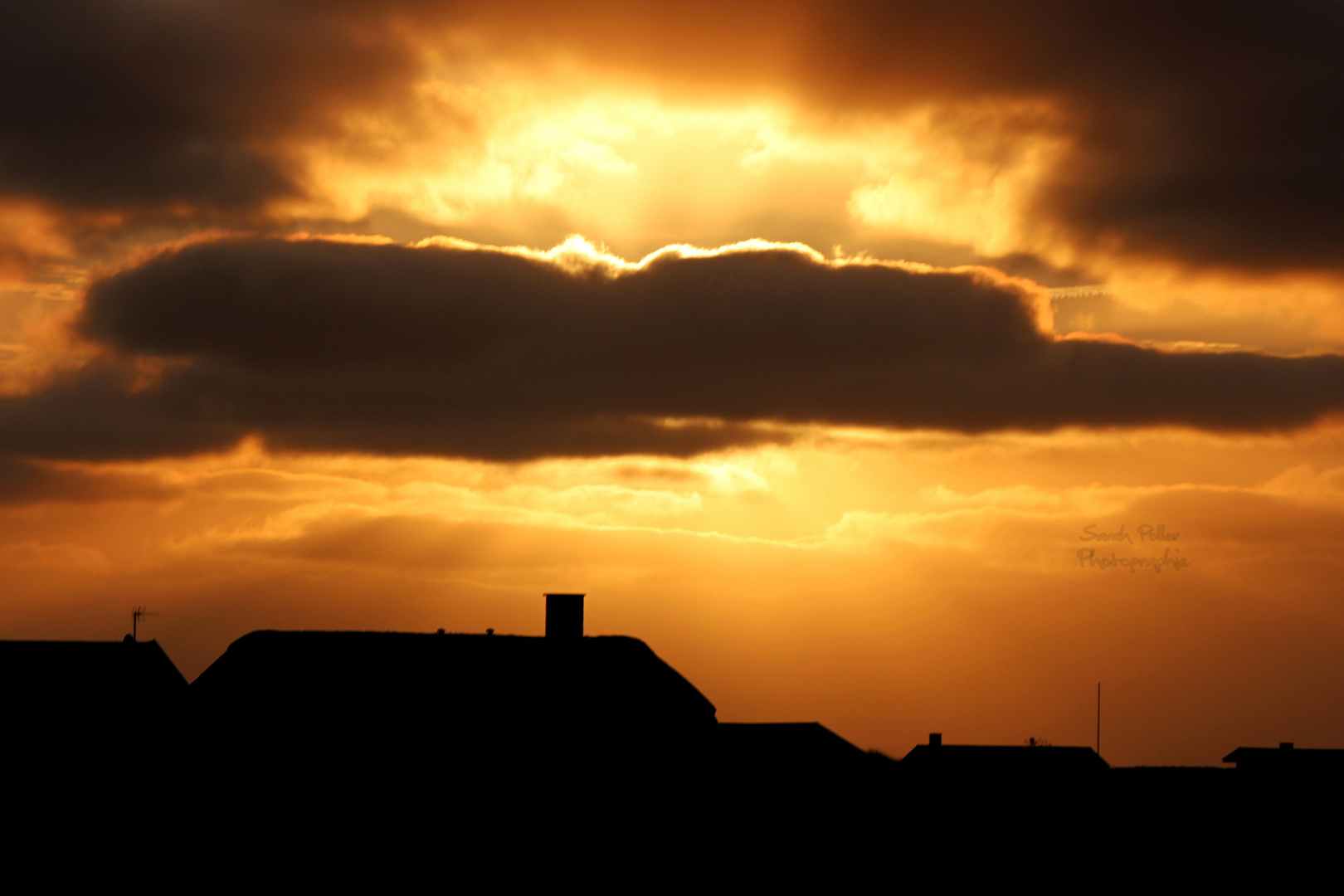 Sonnenuntergang über Dänemark