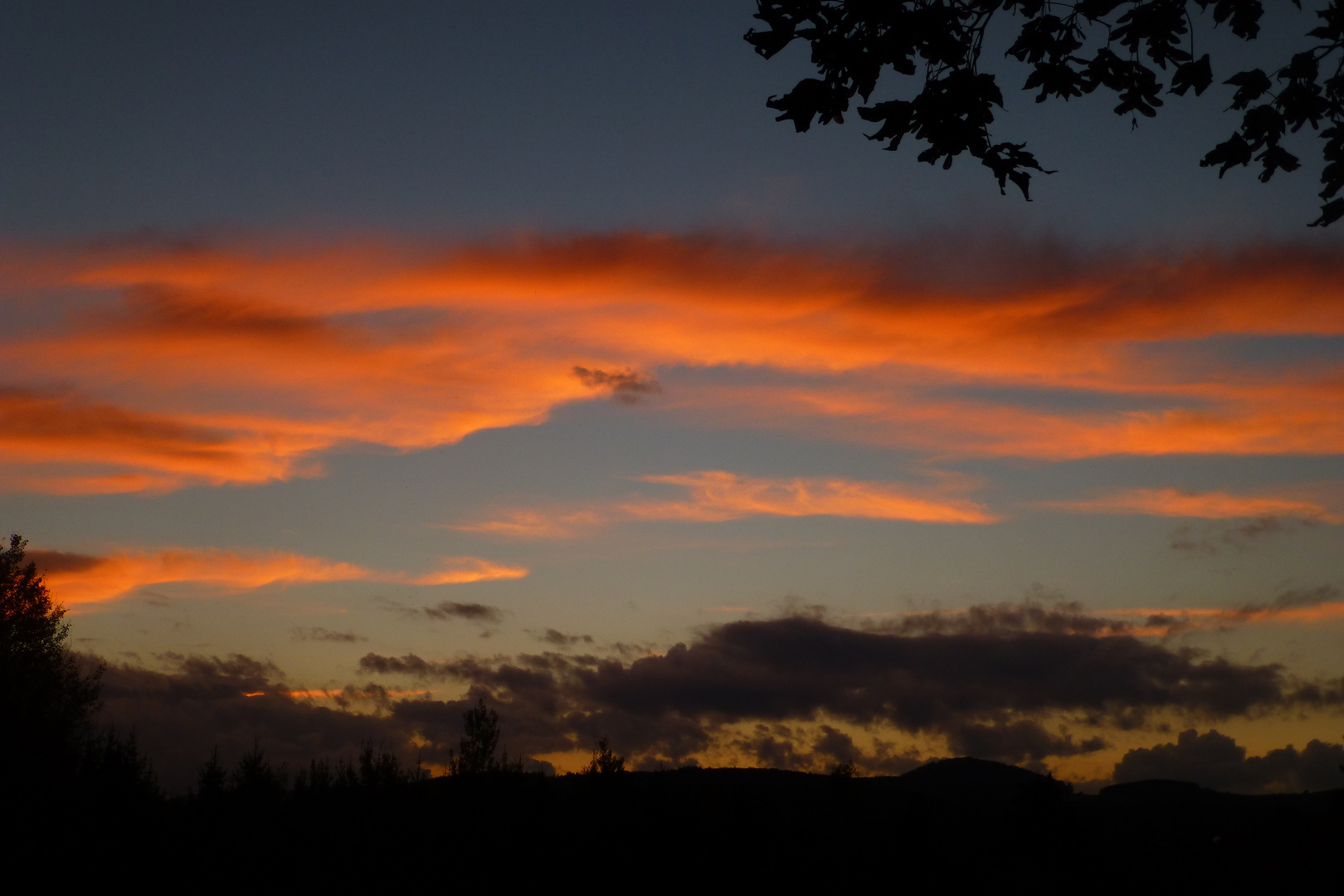 Sonnenuntergang über Daun