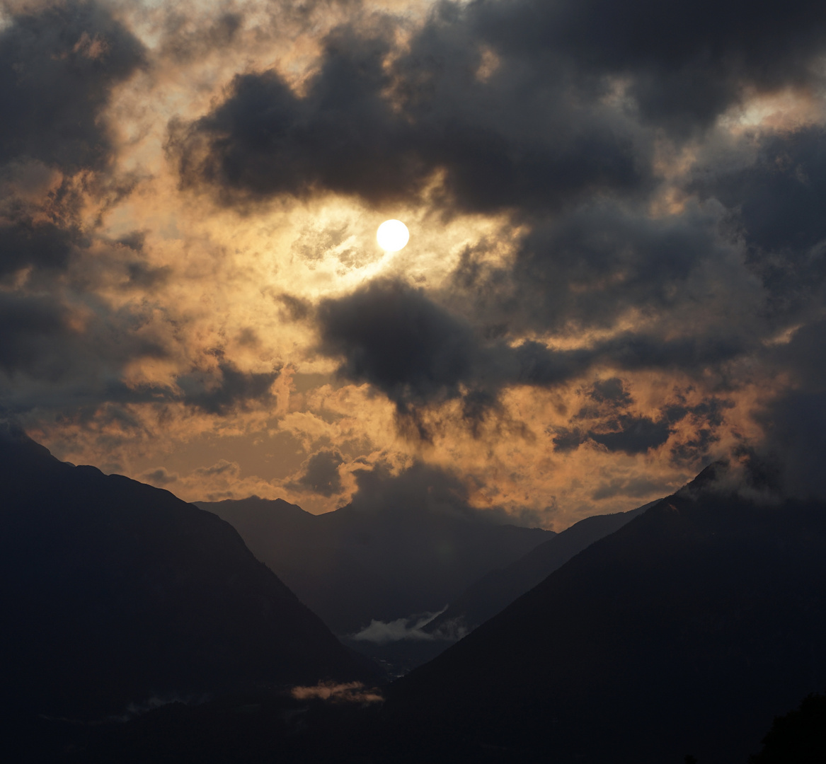 Sonnenuntergang über dem Achensee