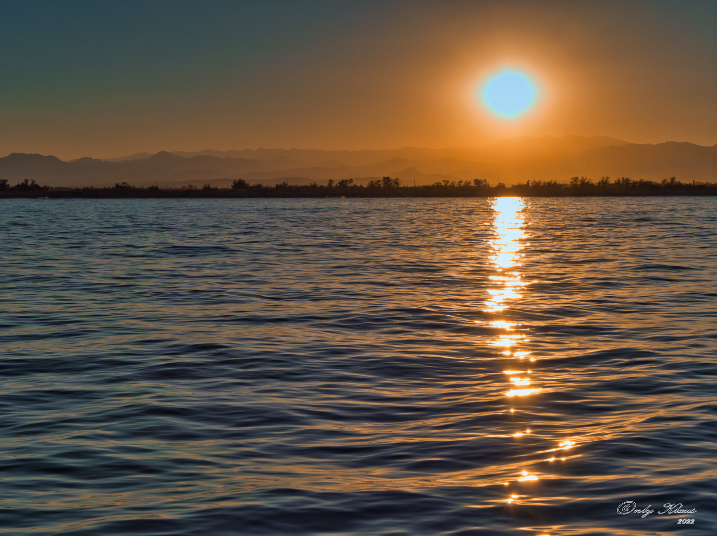 Sonnenuntergang über dem Ampurdan