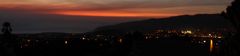 Sonnenuntergang über dem Aridanetal