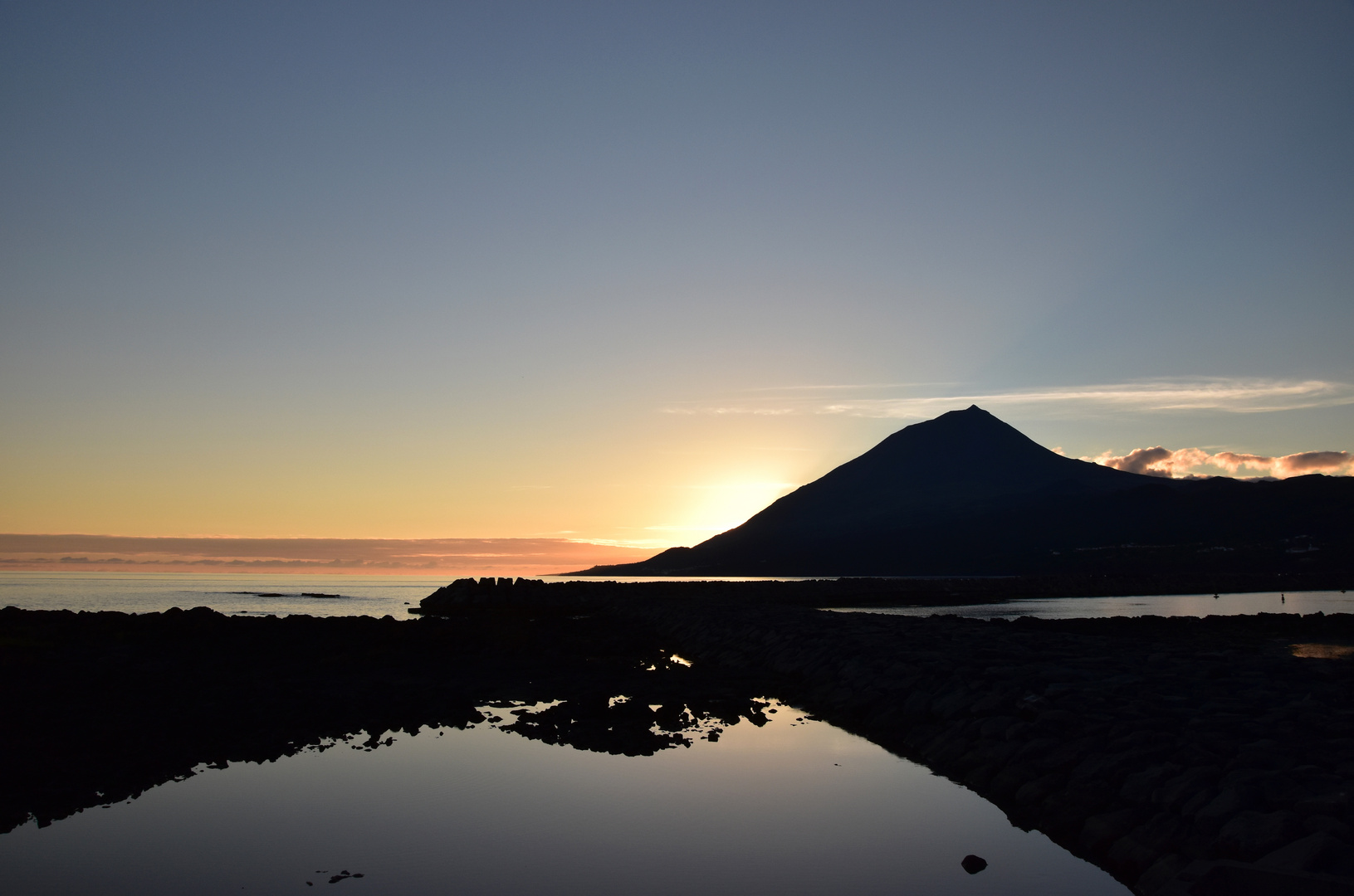 Sonnenuntergang über dem Atlantik