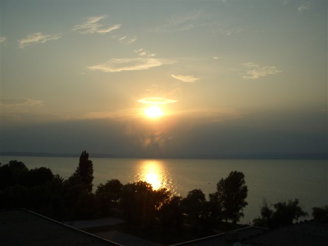 Sonnenuntergang über dem Balaton