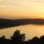 Sonnenuntergang über dem Baldeneysee in Essen