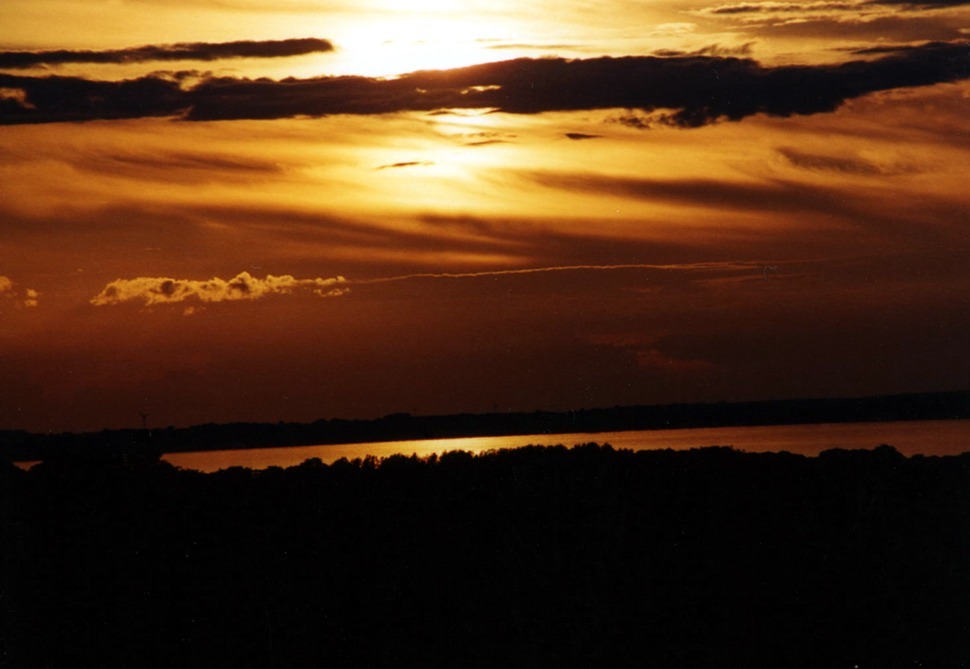 Sonnenuntergang über dem Bodden