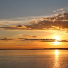 Sonnenuntergang über dem Bodden