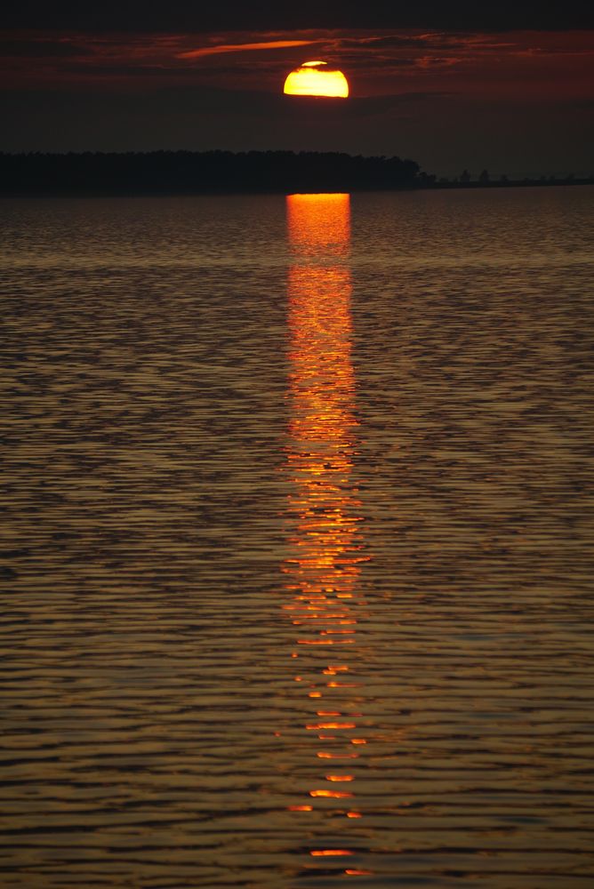 Sonnenuntergang über dem Bodden