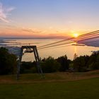 Sonnenuntergang über dem Bodensee