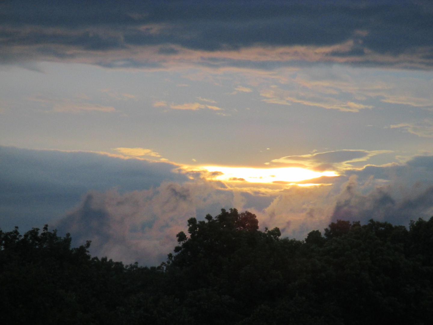 Sonnenuntergang über dem Bodensee