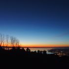 Sonnenuntergang über dem Bodensee Ausblick von Eichenberg