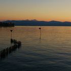 Sonnenuntergang über dem Bodensee