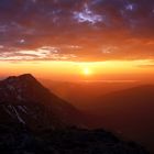 Sonnenuntergang über dem Chiemsee 2