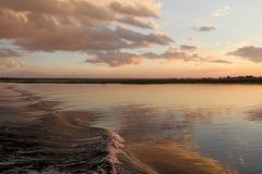 Sonnenuntergang über dem Chobe