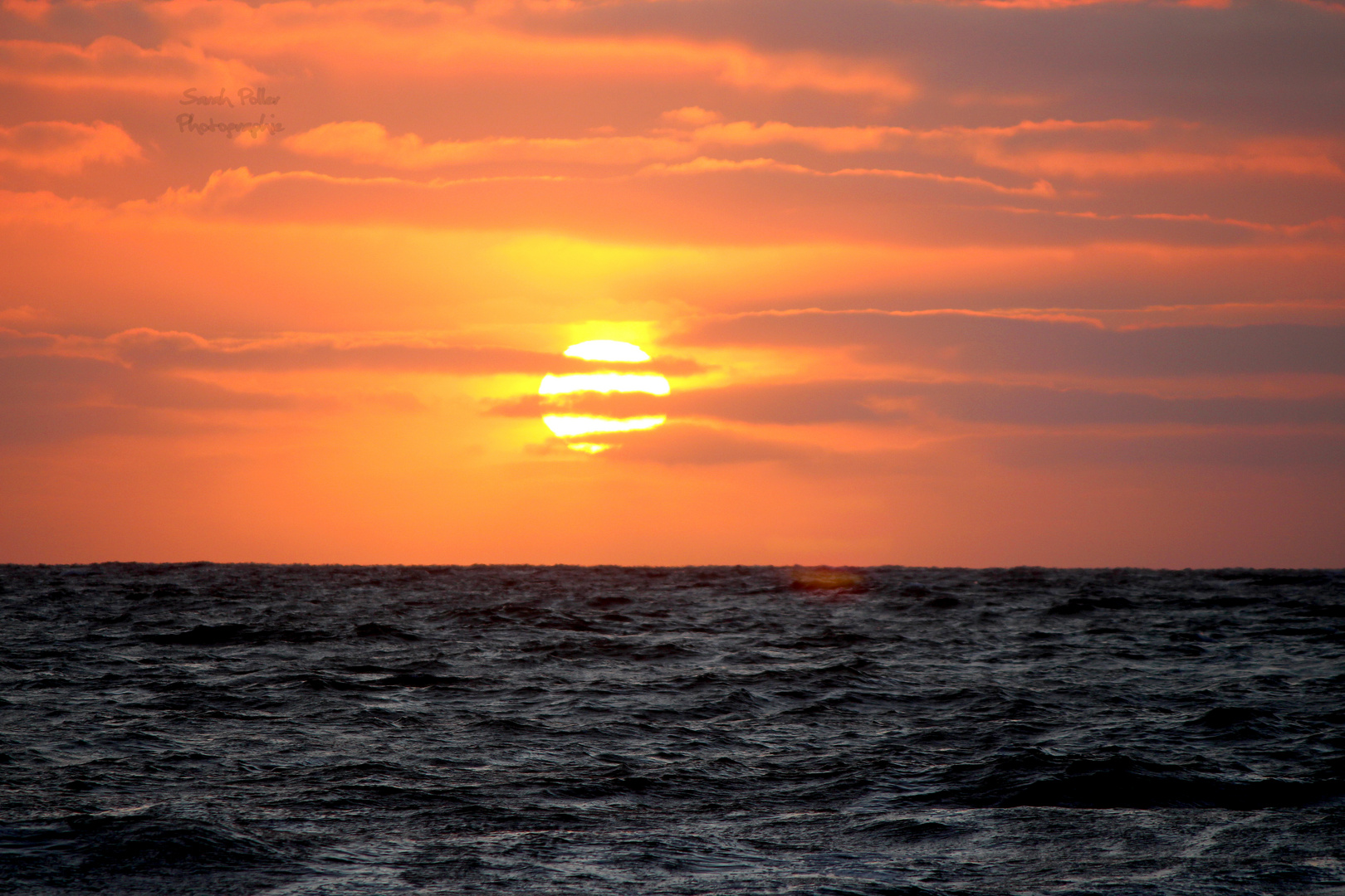 Sonnenuntergang über dem Dänischem Meer