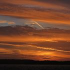 Sonnenuntergang über dem Großen Plöner See am 28. Oktober 2016