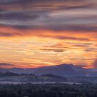 Sonnenuntergang über dem Hegau 