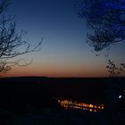 Sonnenuntergang über dem Hunsrück und Taunus