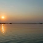 Sonnenuntergang über dem Irrawaddy (© Buelipix)
