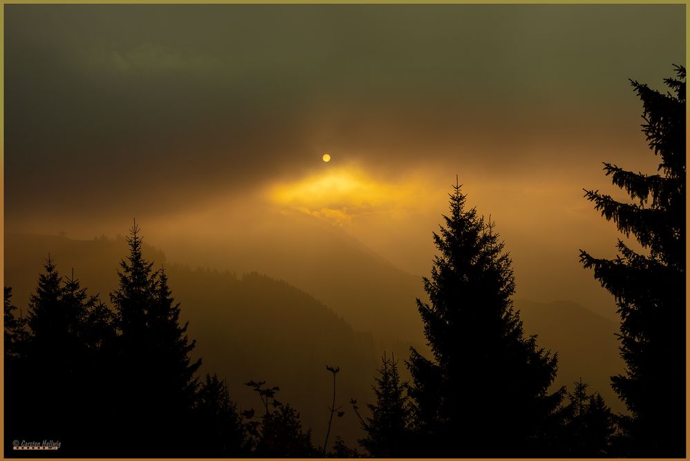 Sonnenuntergang über dem Kehlstein