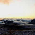 Sonnenuntergang über dem Kleinwalsertal II