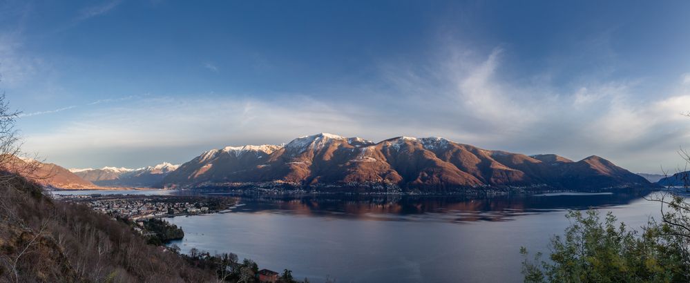 Sonnenuntergang über dem Lago