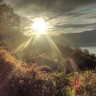 Sonnenuntergang über dem Lago Maggiore