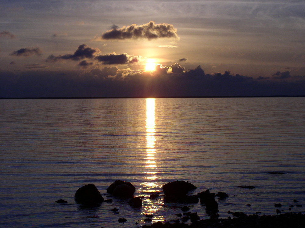 Sonnenuntergang über dem Limfjord