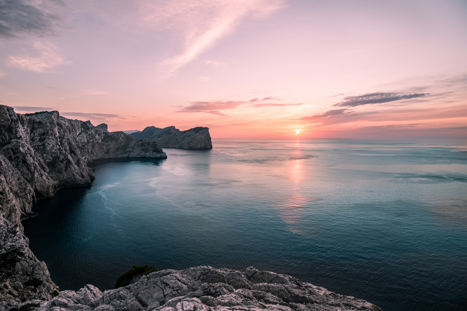 Sonnenuntergang über dem Meer