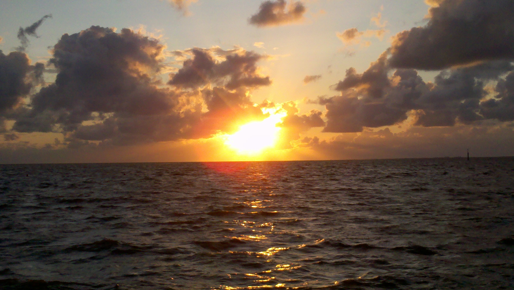 Sonnenuntergang über dem Meer