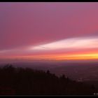 Sonnenuntergang über dem Mittelland