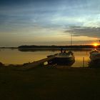 Sonnenuntergang über dem Neuendorfer See