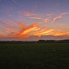 Sonnenuntergang über dem Oberbergischen