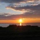 Sonnenuntergang über dem Öresund