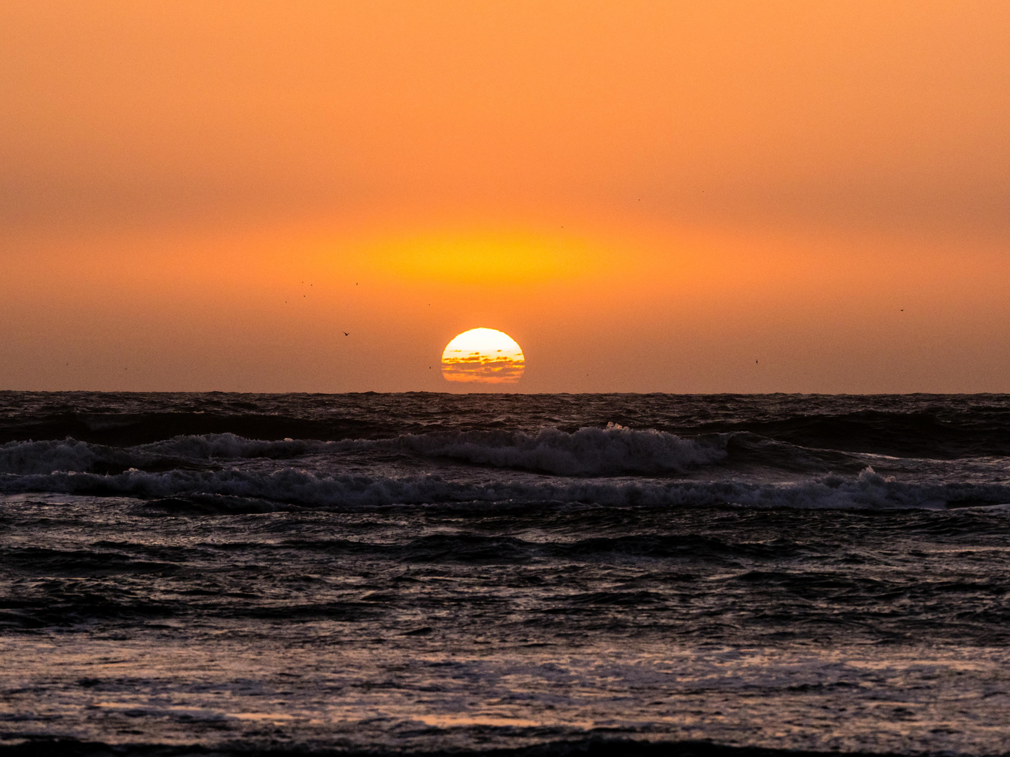 Sonnenuntergang über dem Ozean