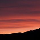 Sonnenuntergang über dem Pfälzer Wald