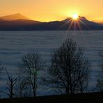 Sonnenuntergang über dem Pilatus