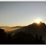 Sonnenuntergang über dem Pilatus...