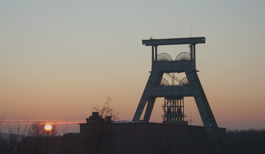 Sonnenuntergang über dem Revier