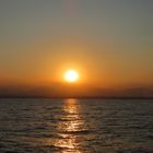 Sonnenuntergang über dem roten Meer