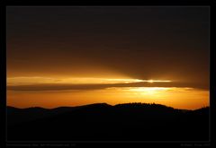 Sonnenuntergang über dem Rothaargebirge [2]